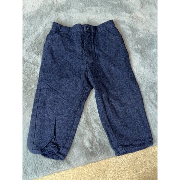 Janie and Jack Layette Baby Boy 12-18 Months 100% Cotton Dress Pants - Picture 1 of 8
